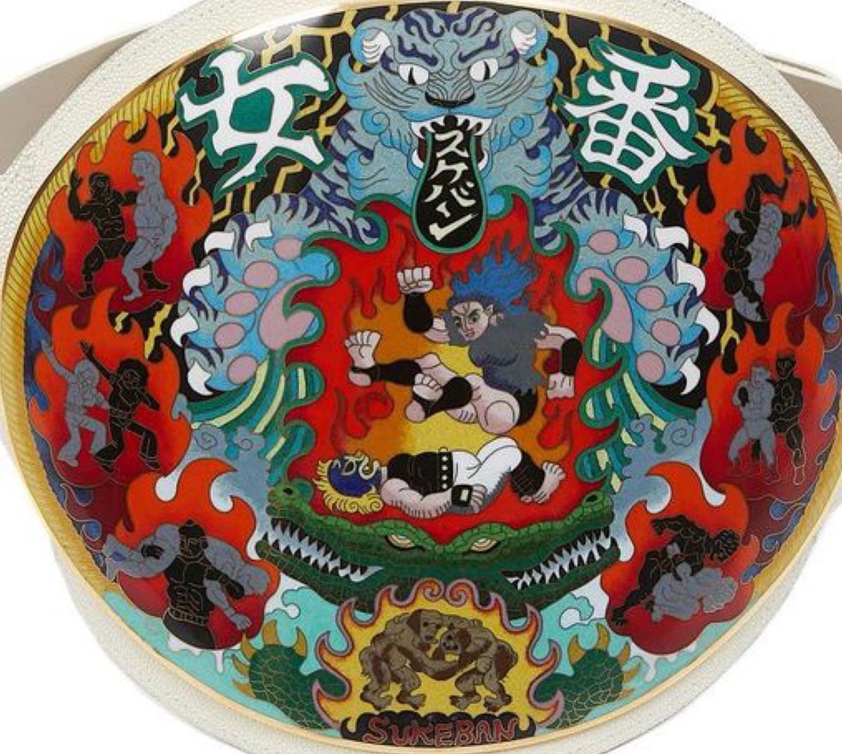 「七宝焼で作られてるそうです。実物見たいなあ。」|石黒亜矢子のイラスト