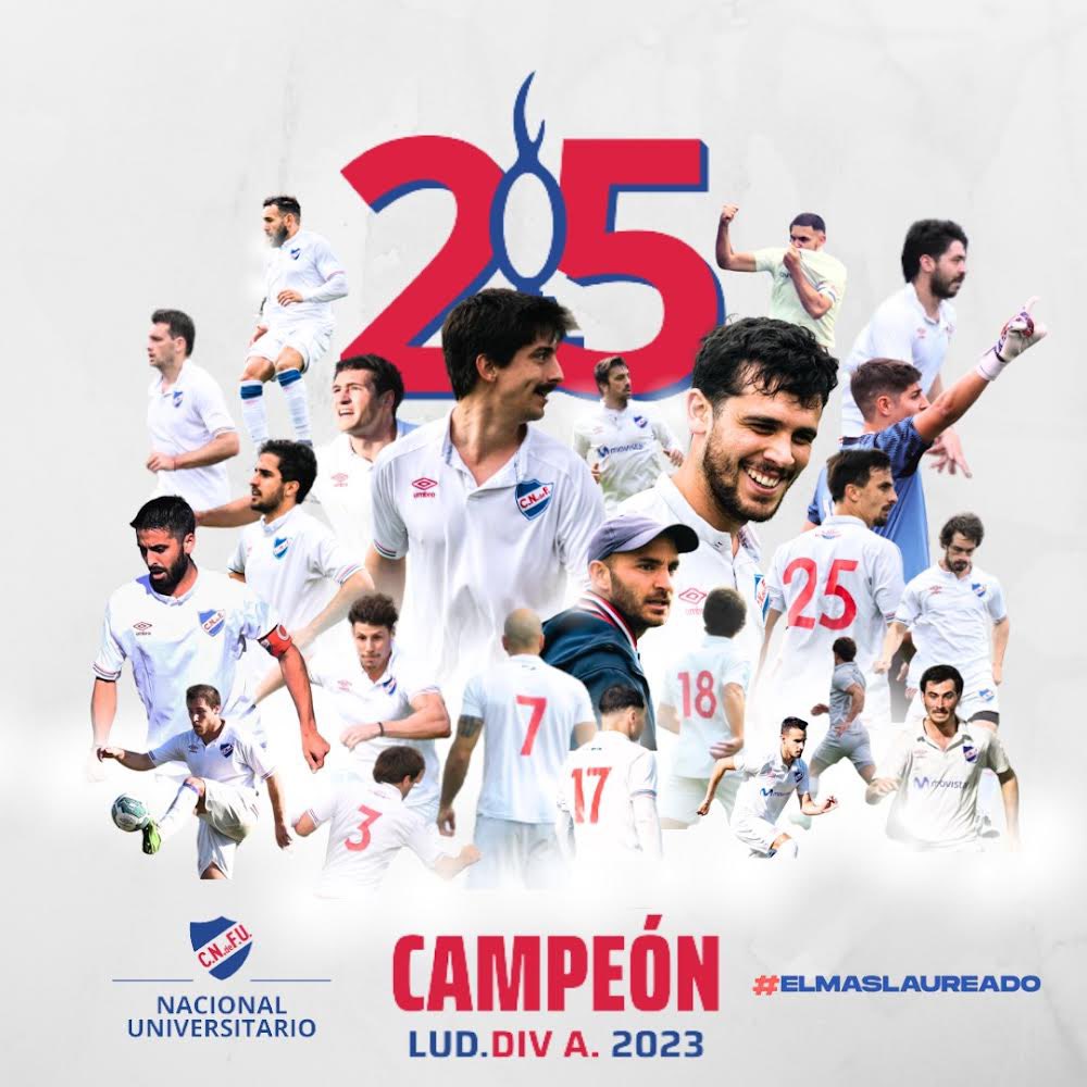 ¡MUCHAS GRACIAS, JUGADORES!

25 🏆

¡GRACIAS POR ESTA ALEGRÍA!

❤️💙🤍