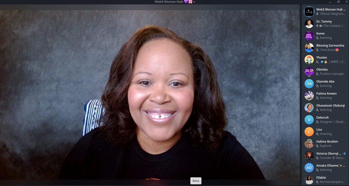 DrTammyFrancis's tweet photo. Special thank you to the Web3 Woman Hub (@_Web3woman) and its founder, Lydia Mark, for inviting me to speak at their Community Orientation Party held Saturday.
I had a blast!
#DrTammyFrancis #speaker #web3education #purpose #reskill #upskill #WWHCommunityParty #WWH #Web3Woman https://t.co/jDXJXmGVJJ