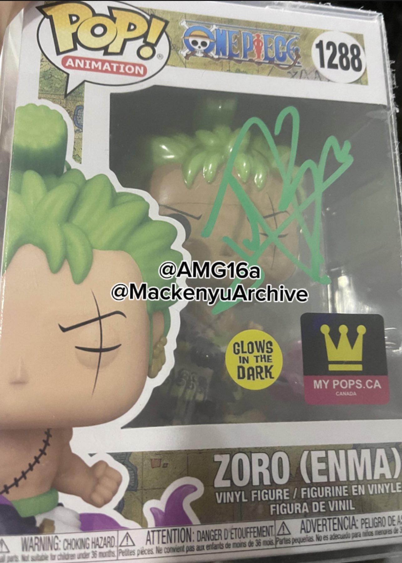 ONE PIECE, FUNKO, ZORO with ENMA, MYPOPS EXCLUSIVE