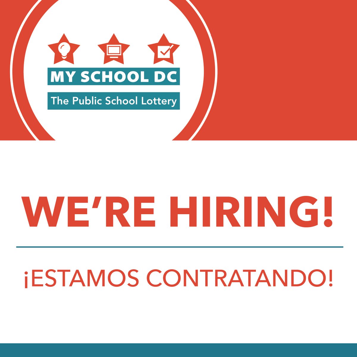 We’re hiring! 

My School DC seeks an Executive Director who is passionate about equity in education, driven by program improvement, and has unquestionable integrity. 
Sound like you? Learn more and submit your resume and cover letter today:
buff.ly/3LLvIi5