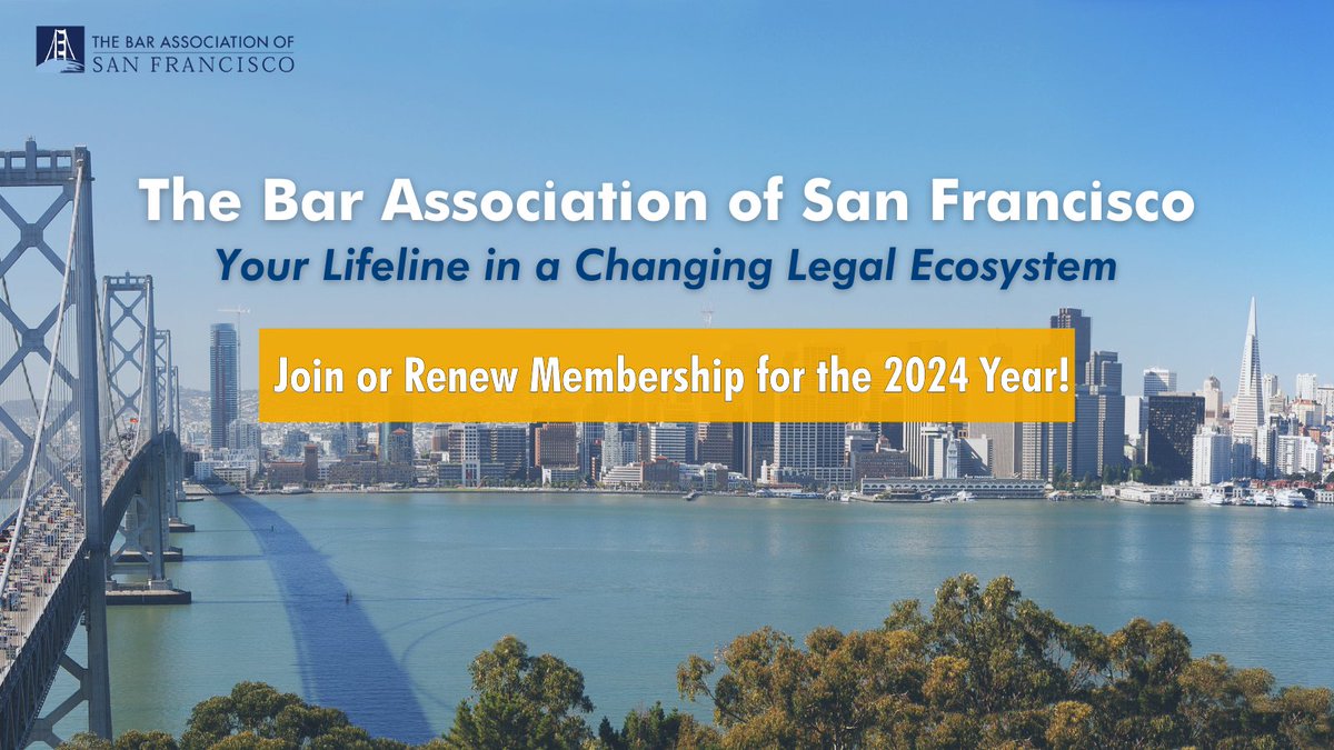 The Bar Association of San Francisco tweet media