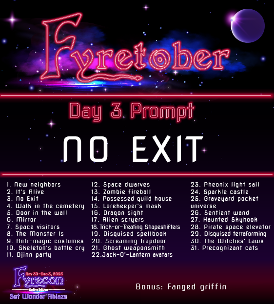 fyrecon's tweet photo. Fyretober is for everyone who loves to create, and this month we’re looking to see your flash fiction, poetry, and illustrations every day. We provide daily prompts for the month. Join the fun and share with us. #fyretober2023 #fyretoberart2023 #fyretoberflashfiction2023 https://t.co/YULmzAgima