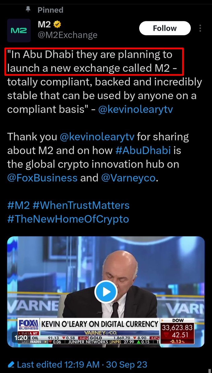 ParrotCapital's tweet image. 🚩 Arctic Mexican 🇨🇦 Mr. &quot;Not So Wonderful&quot; aka Kevin O&apos;Leary is back to shilling crypto.

🚩 He made tens of millions of dollars shilling the FTX fraud and also destroyed retail with the #WonderFi train wreck.

🚩 Now he&apos;s lying about another Bahamas-based outfit, #M2Exchange!👇