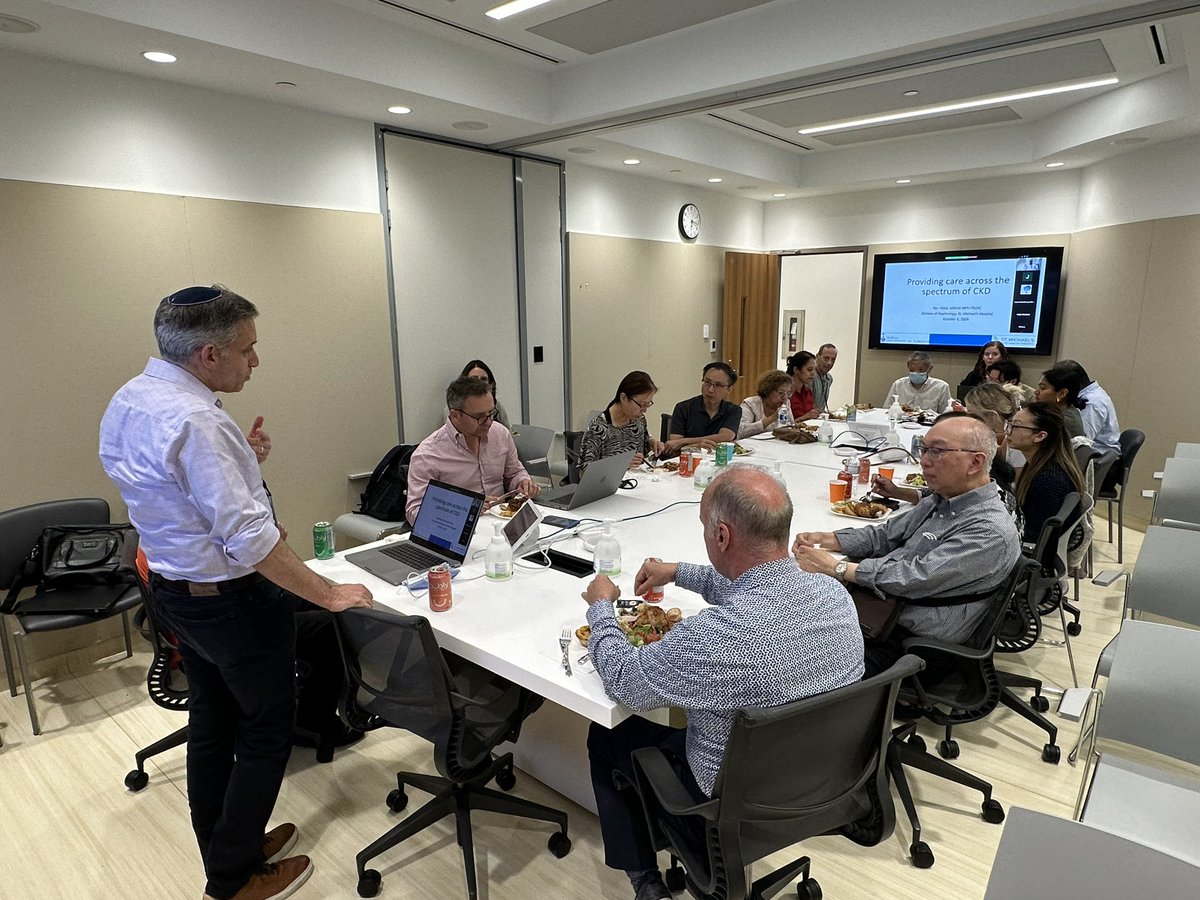 Great to meet our partners in primary care for an open house and kidney care education at our <a href="/HemoDSMH/">SMH Hemodialysis</a> satellite clinic <a href="/UnityHealthTO/">Unity Health Toronto</a> <a href="/drjjw/">Dr. Jordan Weinstein</a> <a href="/DrRonWald/">Ron Wald</a>