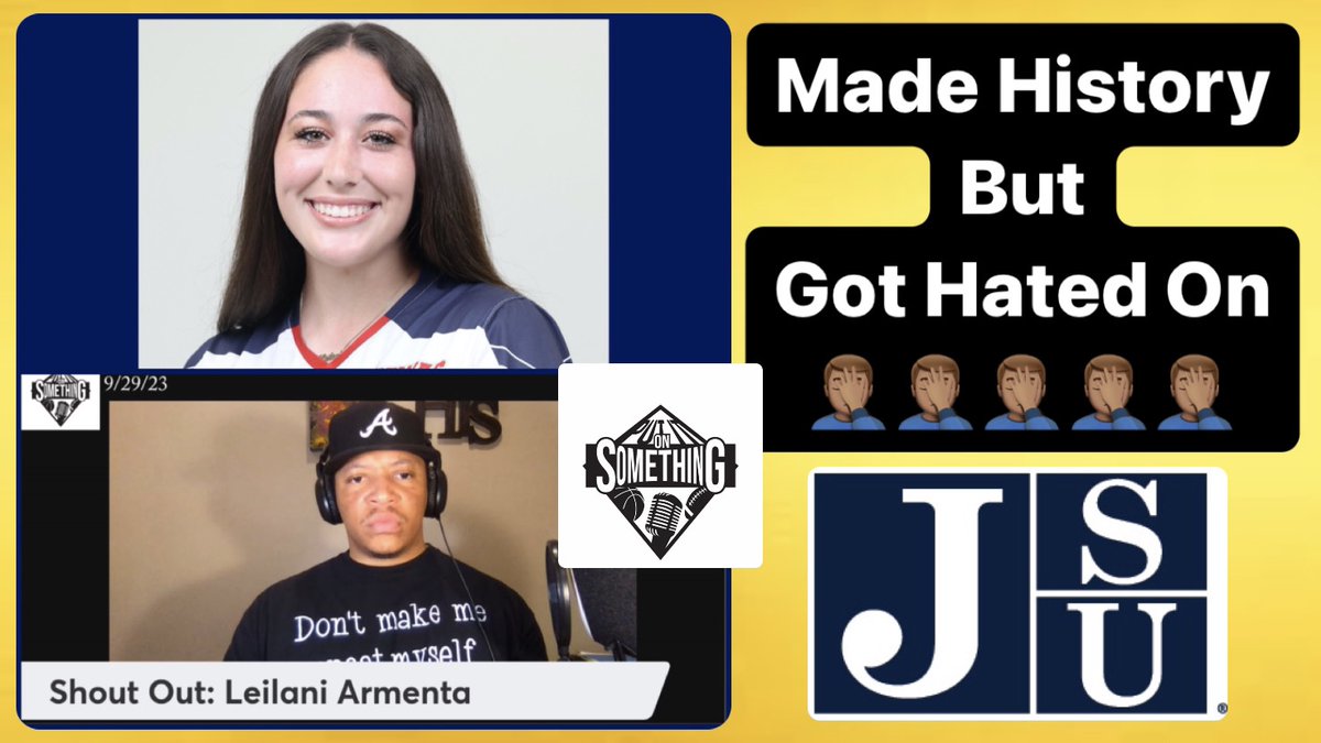 1st_Realest's tweet photo. Reaction to Jackson State's Female Kicker, Leilani Armenta, Getting Hate... https://t.co/kCrln7c5WF via @YouTube 

#putitonsomething #jacksonstate #hbcu #hbcus #tctaylor #nfl #ncaa #football #swac #meac #fcs #espn #mississippi #leilaniarmenta #theeilove #GuardTHEEYard https://t.co/XGhIE6OZcz