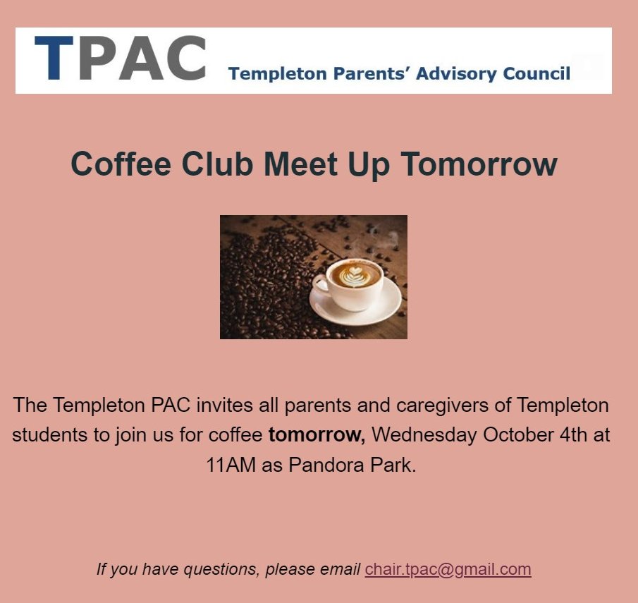 Templeton Secondary PAC (@templetonss_pac) on Twitter photo 