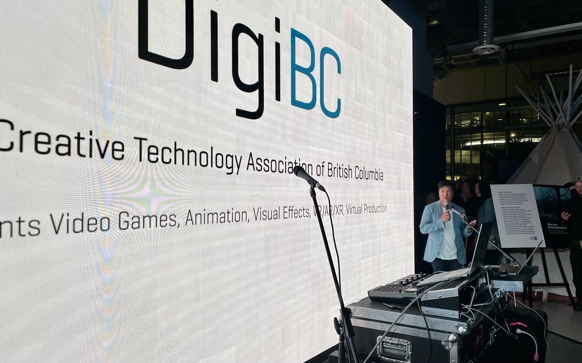 DenmanDigital's tweet photo. Some pictures from the opening reception of #Signals2023: EXPLORING CREATIVE TECHNOLOGY'S ROLE IN SHAPING OUR SHARED FUTURES. Thanks to all the creators and supporters including @DigiBC and the @VIFFest. Check it out it until Oct 7. https://t.co/ZdwmMXsQHo #VIFFSignals #VIFF2023 https://t.co/8Twko5DGp0