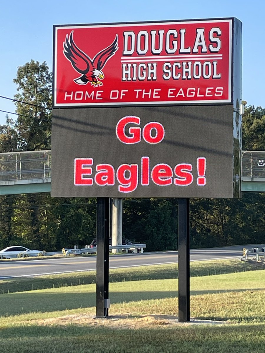 Our new LED sign is up and running! We are excited to have our new message center so that we can share important dates and information with our community. #MarshallProud