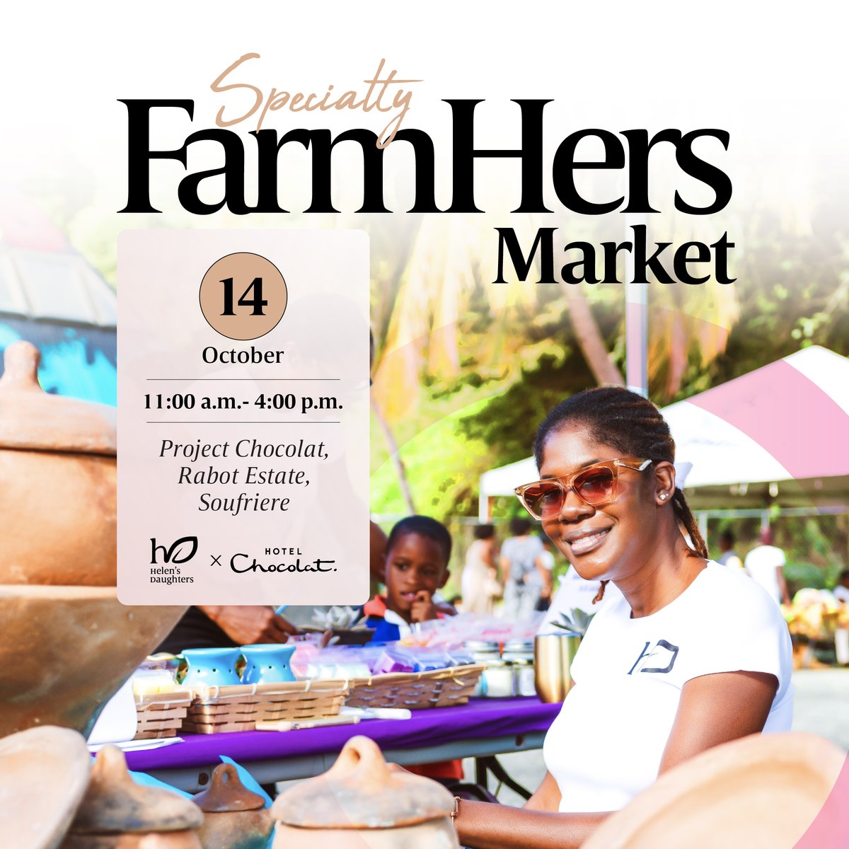 HelenDaughters's tweet photo. Trust us, You NEED this plant in your life!
Find it at the Helen’s Daughters & Hotel Chocolat Specialty FarmHers Market on October 14th at Project Chocolat! 🪴
#helensdaughtersslu #empoweringwomen #womeninag #foodproducers #saintlucia #farmhers #supportlocal #irwd2023 https://t.co/n1IyIPgKxX