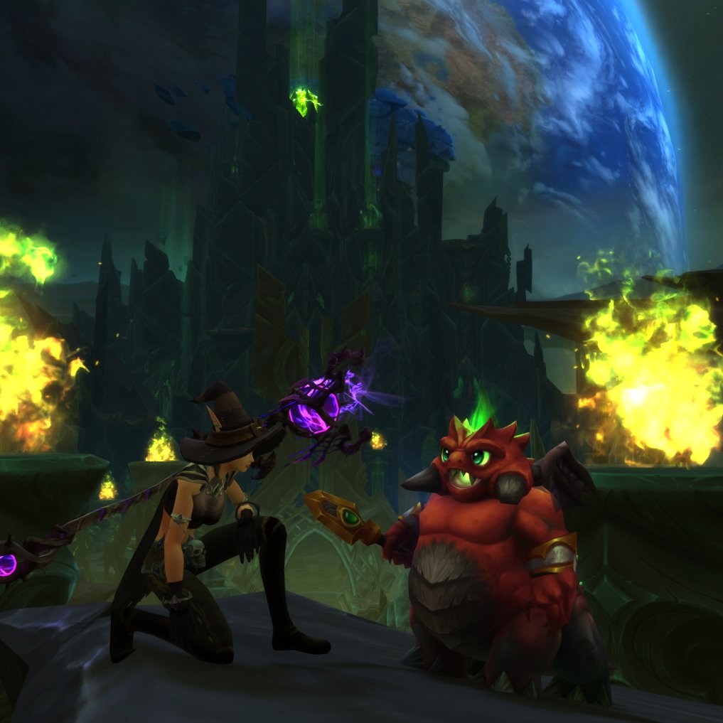 berkana_becky's tweet photo. The pride of the Burning Legion! ๐โจ #LilMaggz #battlepet #Dragonflight #Warcraft https://t.co/k3alZgOxAU