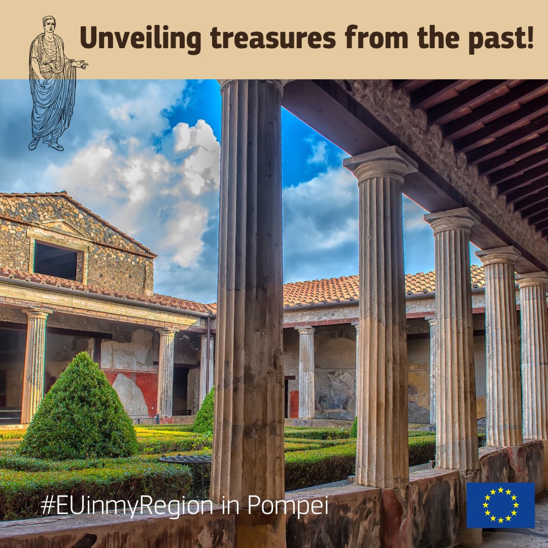 ElisaFerreiraEC's tweet photo. Heading to Italy to visit #CohesionPolicy funded projects &amp; meet with national, regional &amp; local authorities in Pompei, Napoli, Palermo &amp; Taranto.

Starting in Pompei where 🇪🇺 Cohesion funds suported the restoration of the archeological site.

More 👉https://t.co/WUzkhYFTMb https://t.co/0TtQ8D3kIs