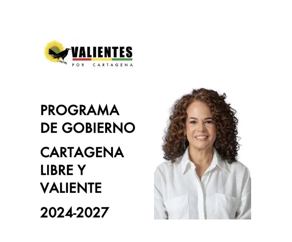 SebastianLA313's tweet photo. Cartagena: Judith Pinedo. 

Es la mejor candidata de lejos. 

Los ejes centrales de su propuesta son la seguridad, mediante apoyo de la tecnología y el mejoramiento del agua potable. 

Esta mujer es ejemplo de valentía. La inculparon y encarcelaron injustamente

Merece redención https://t.co/Z7DcZ1Lpfw