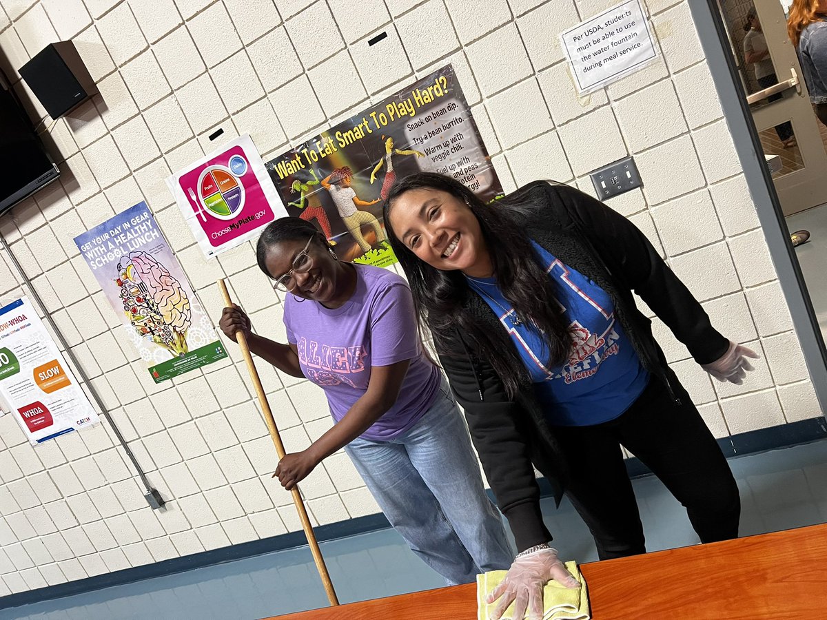 Celebrated our amazing custodial crew today by treating them to lunch and taking on some of their normal duties so they could enjoy lunch together! <a href="/HeflinHounds/">Heflin Elementary</a>