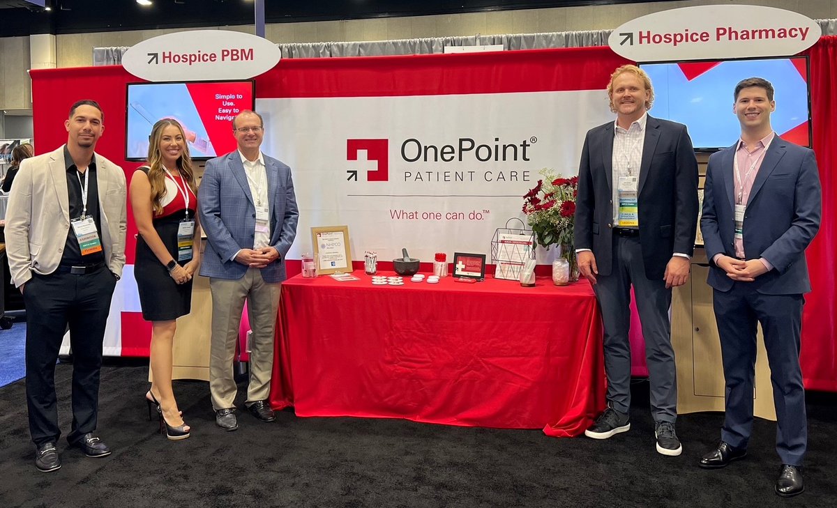 oppcrx's tweet photo. We've enjoyed being back with @NHPCO_news at #ALC2023! Thanks to everyone who stopped by the booth - it's been great seeing everyone and discussing our services, including MyMetRx! 
https://t.co/crCKDPxZ4I
#OPPC #NHPCO #hospice #pharmacy #PBM https://t.co/m7v76F3hzU