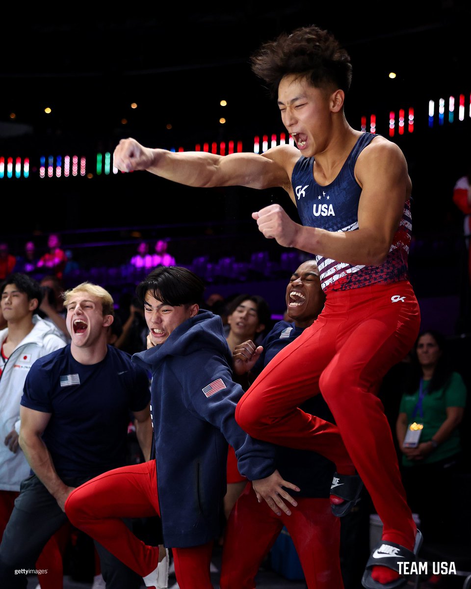 ⚠️ Hype Warning ⚠️

The moment the men of <a href="/USAGym/">USA Gymnastics</a> clinched their first world team medal in 9️⃣ years!