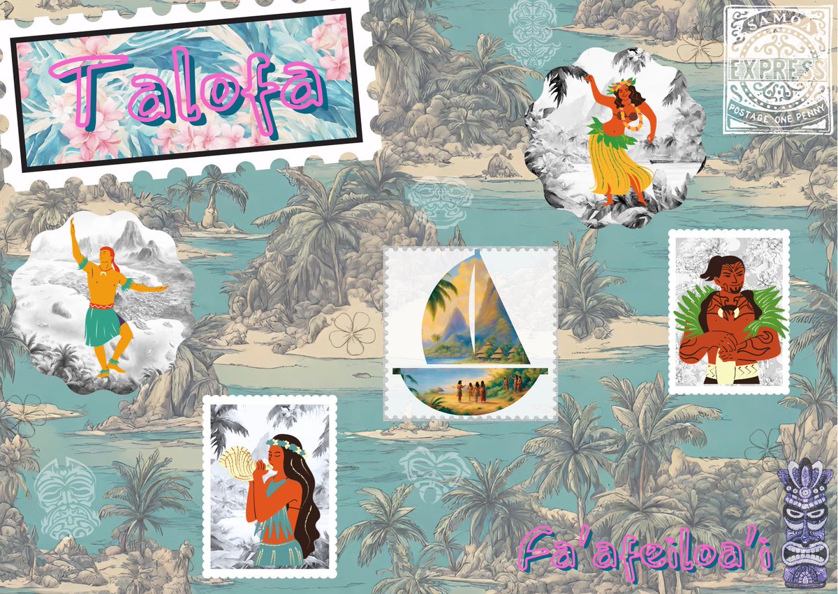 StuckatTable9's tweet photo. Trying out the #canvadesignchallenge for the first time. Attempting to rekindle my artistic and creative side once again. 
#Postcard #Hello https://t.co/N5BBeAfQDT