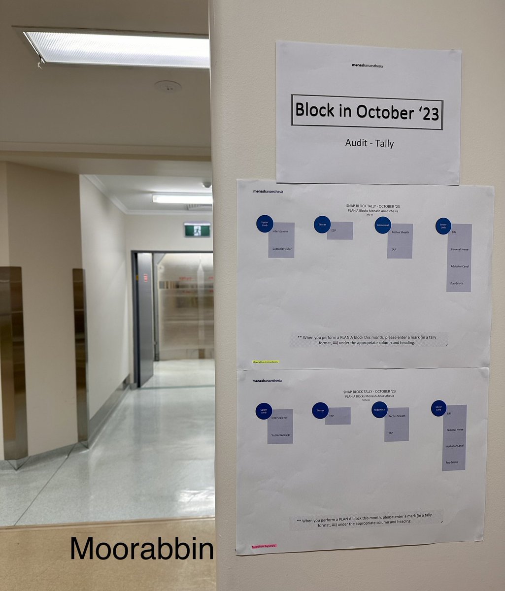 It’s a @MonashAnaes ‘Block in October’23’ Audit to see _who’s_ doing _what_ Plan A blocks _where_ throughout our Network. No pride destroyed with resources dropped during the month credit @jeffgadsden @amit_pawa @KiJinnChin plus articles and podcasts @BlockIt_Hot_Pod Tally away