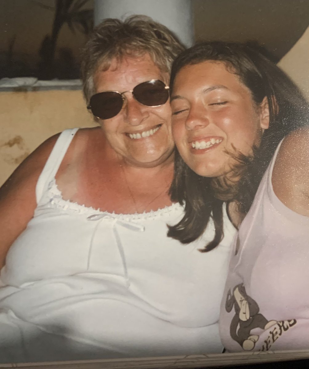 Looking through my nanna’s photos today to decide which ones to use for her funeral. Found beautiful photos of her, both recent and when she was young. And found one of her and I that I’d never seen before from when I was about 13. Now drinking a brandy because shit that was hard