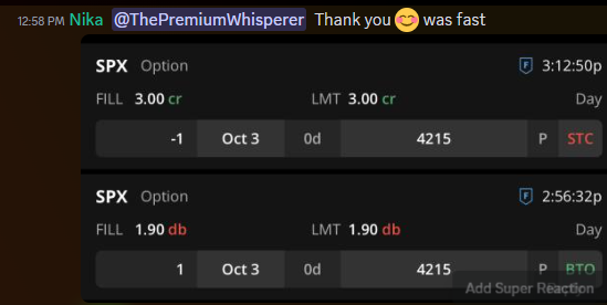 rixter145's tweet photo. Been awhile posting on twitter, but we are banking every day! Teaching members how to fish and signaling some fish too. Join us at:
https://t.co/AMzCVRLooa
#SPX  #optionstrade #riskmanagement #scalping   
@AvisheshH @Vip3rr @Malgfx @GHOSTBOARDLLC https://t.co/YlRKRD0B3Y