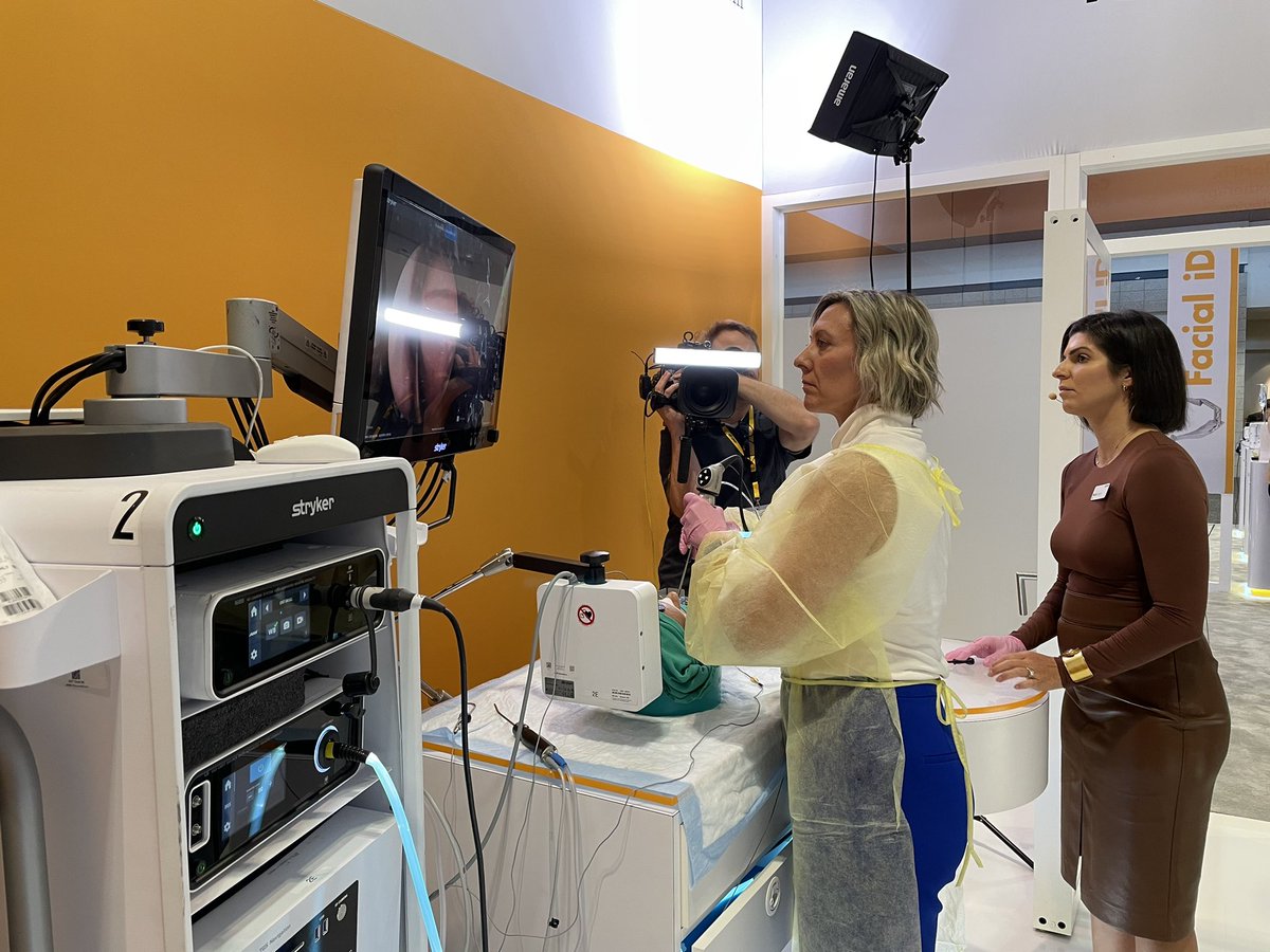 Tuesday (is for hands-on) Training Today in the #StrykerENT booth we performed hands on training for #ChronicRhinosinusitis #ChronicRhinitis #ETD #NasalObstruction #OTOMTG23 #OTOexpo