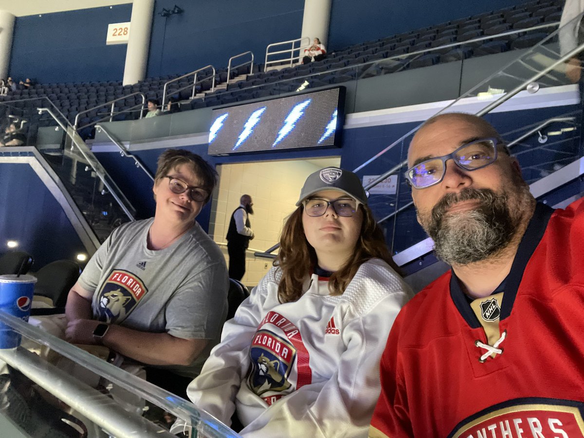 Watching the <a href="/FlaPanthers/">Florida Panthers</a> &amp; <a href="/TBLightning/">Tampa Bay Lightning</a>  at the Amway #gopanthers #Gobolts