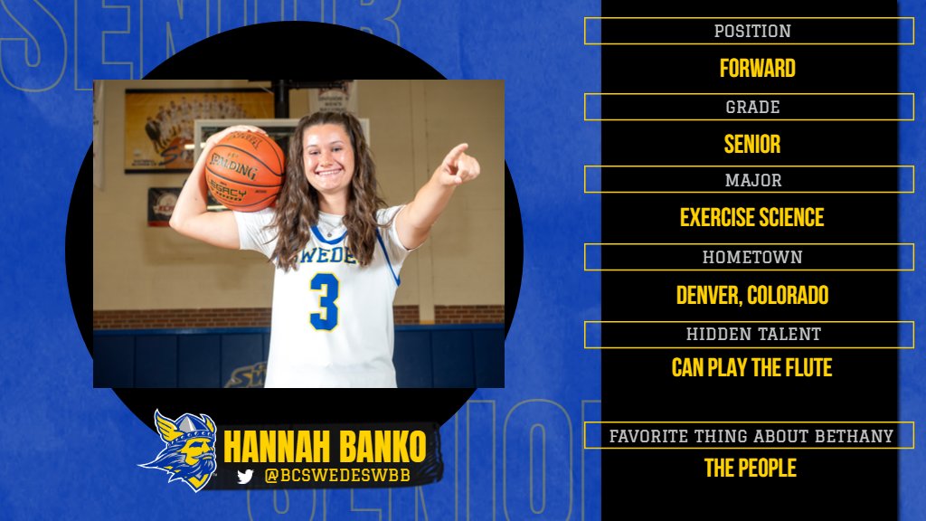 bcswedeswbb's tweet image. Meet the Swedes!

We could never forget to introduce you to senior forward, Hannah Banko!