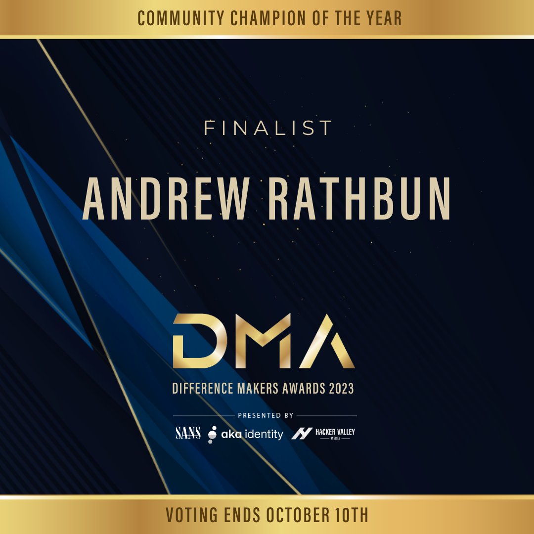 Please consider voting in this year's awards! Also, please consider voting for @bmmaloney97 for Open Source Tool of the Year for his work on OneDriveExplorer!