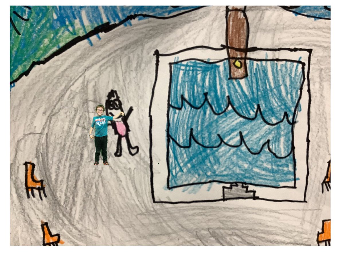 MrsOlsonMES's tweet photo. @MontroseElem_MN 2nd graders creatively combined visual &amp; digital art using @DoInkTweets green screen to visit their favorite place. We learned a lot about our classmates! https://t.co/5qpMC73oJC