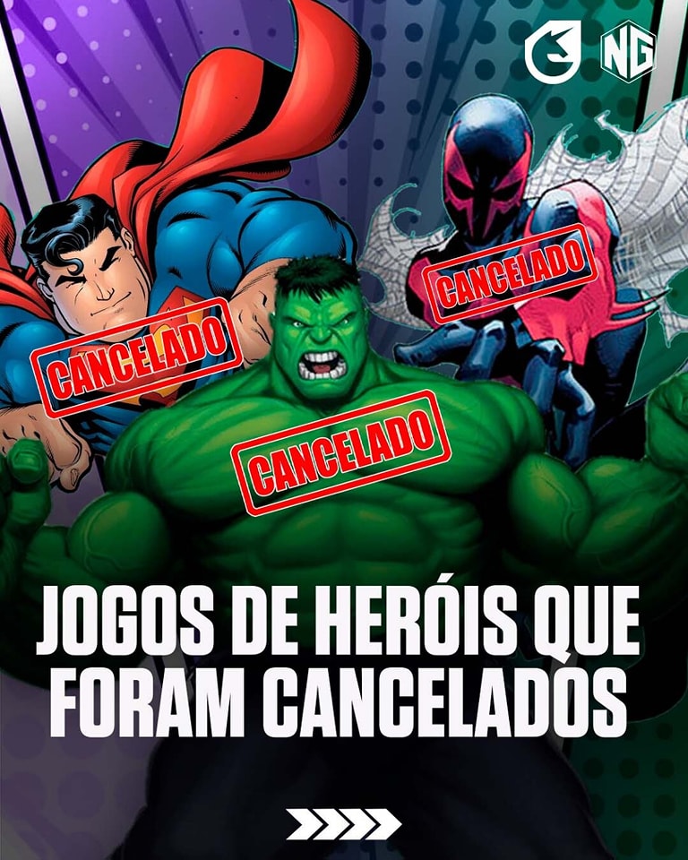 JOGOS DE HERÓIS QUE FORAM CANCELADOS

Esses jogos de super-heróis prometiam, mas foram cancelados antes de ver a luz do dia. 

Desenrola o fio e confira 🧶👇