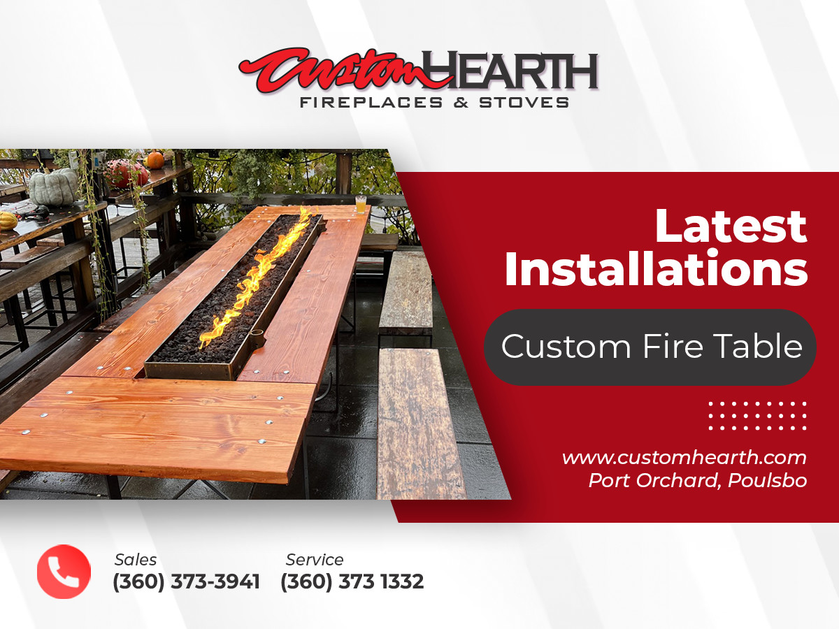 customhearths's tweet photo. Custom Hearth is proud of our hard-working #installation team. Check out this latest install Custom Fire Table.
If you're thinking about getting a #wood, #gas, #pellet, or #electric #heating unit, contact us today. https://t.co/08zZyWMUL7