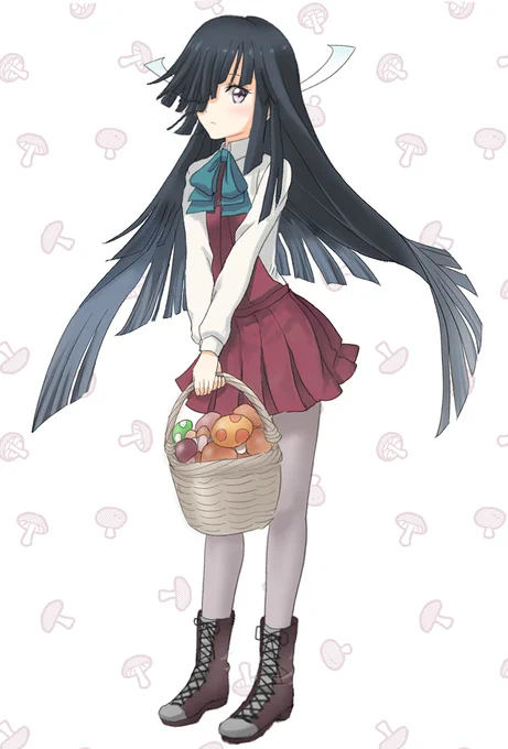 キノコ狩りの早霜ちゃん