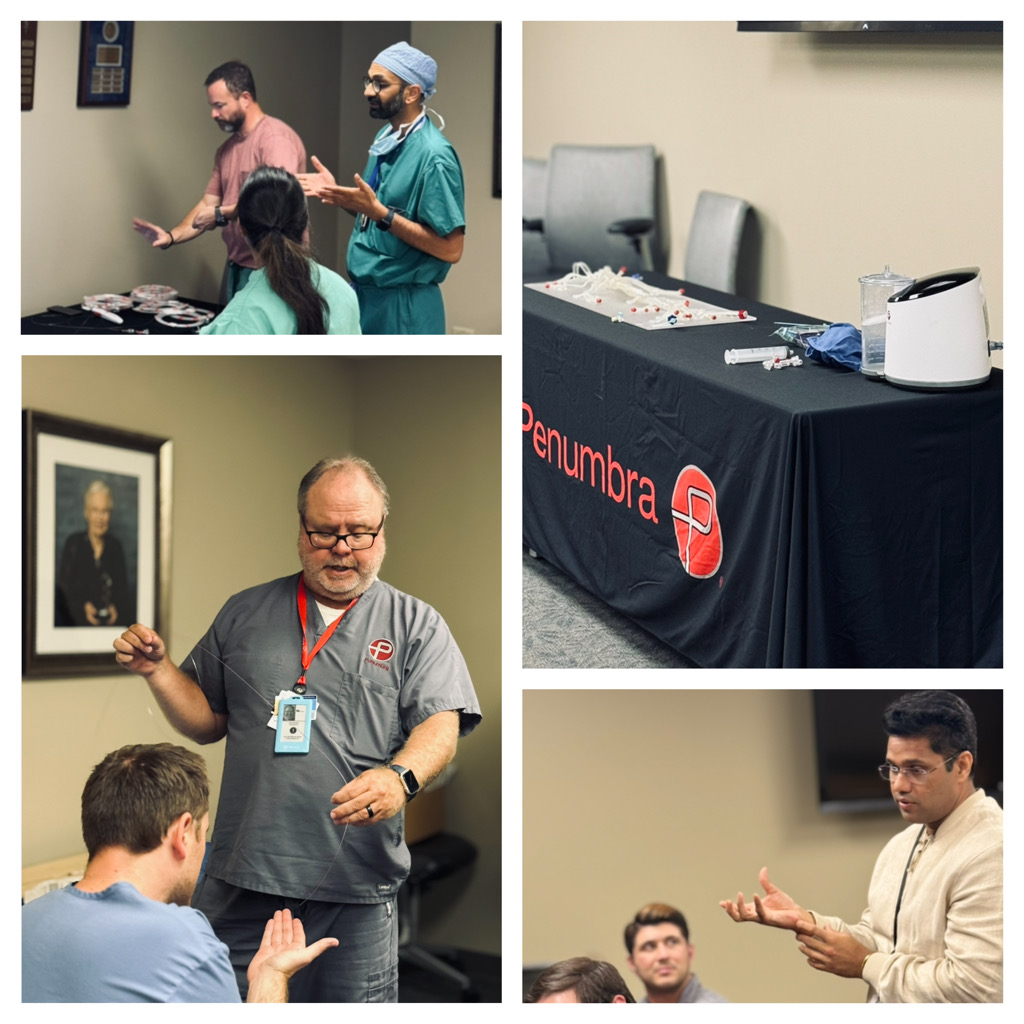 UAMS Radiology (@uamsradiology) on Twitter photo Yet another immersive hands-on Neurovascular flow training course 🩸by <a href="/penumbrainc/">Penumbra, Inc.</a>.
HUGE thank you 📢 to Bryan Whalen & Paul Goode for generously sharing their time & resources and providing this educational opportunity for our <a href="/uamshealth/">UAMS Health</a> #RadRes and <a href="/UAMSNeurology/">UAMS Neurology</a> residents! Yet another immersive hands-on Neurovascular flow training course 🩸by <a href="/penumbrainc/">Penumbra, Inc.</a>.
HUGE thank you 📢 to Bryan Whalen & Paul Goode for generously sharing their time & resources and providing this educational opportunity for our <a href="/uamshealth/">UAMS Health</a> #RadRes and <a href="/UAMSNeurology/">UAMS Neurology</a> residents!