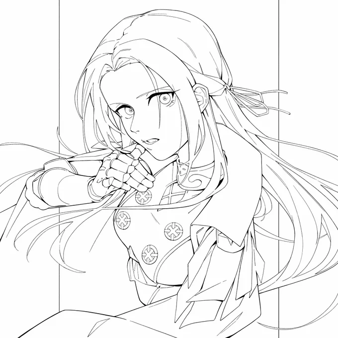 Edelgard エーデルガルト (line) #FE風花雪月 #FE3H 