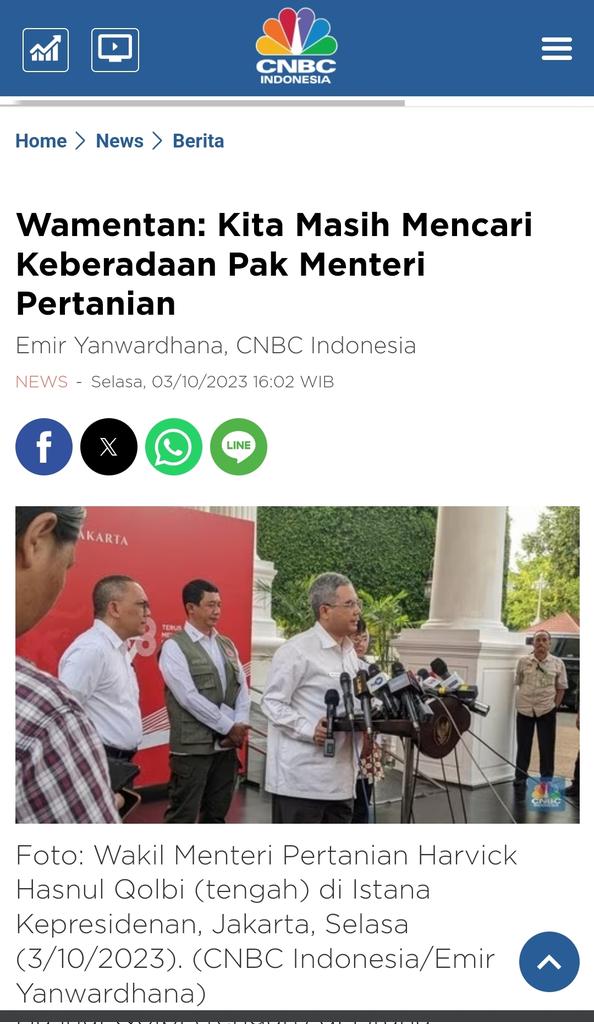 Gaeees... Kabarnya pak Mentan #syahrulyasinlimpo hilang ya.. setelah kunker ke Spanyol. Waduh butuh lapor polisi gak ya... Soalnya KPK nungguin lho...