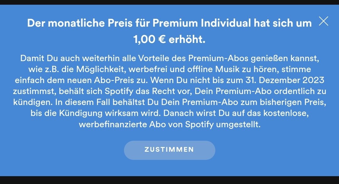 _L0op_'s tweet photo. @SpotifyDE kann ich für den extra Euro wieder Podcasts ohne Werbung hören? Wofür ich ja sowieso schon Geld zahle? https://t.co/sYurykoTTT