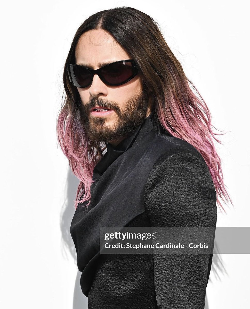 JaredLeto's tweet photo. 🖤 @givenchy  

📸 Getty Images / Stephane Cardinale-Corbis, WWD, Arnold Jerocki https://t.co/7Pf4CQjRBa