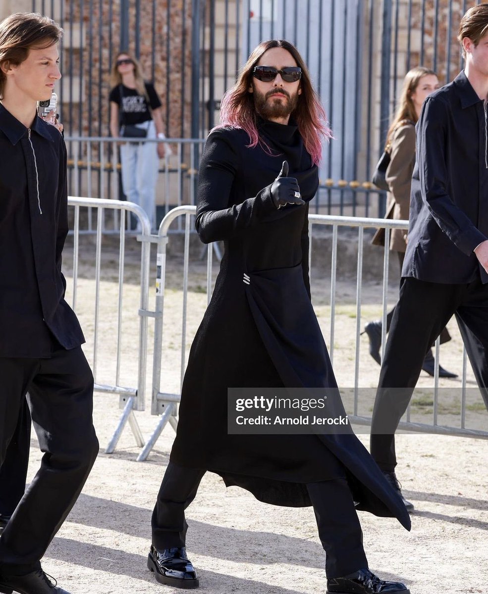 JaredLeto's tweet photo. 🖤 @givenchy  

📸 Getty Images / Stephane Cardinale-Corbis, WWD, Arnold Jerocki https://t.co/7Pf4CQjRBa