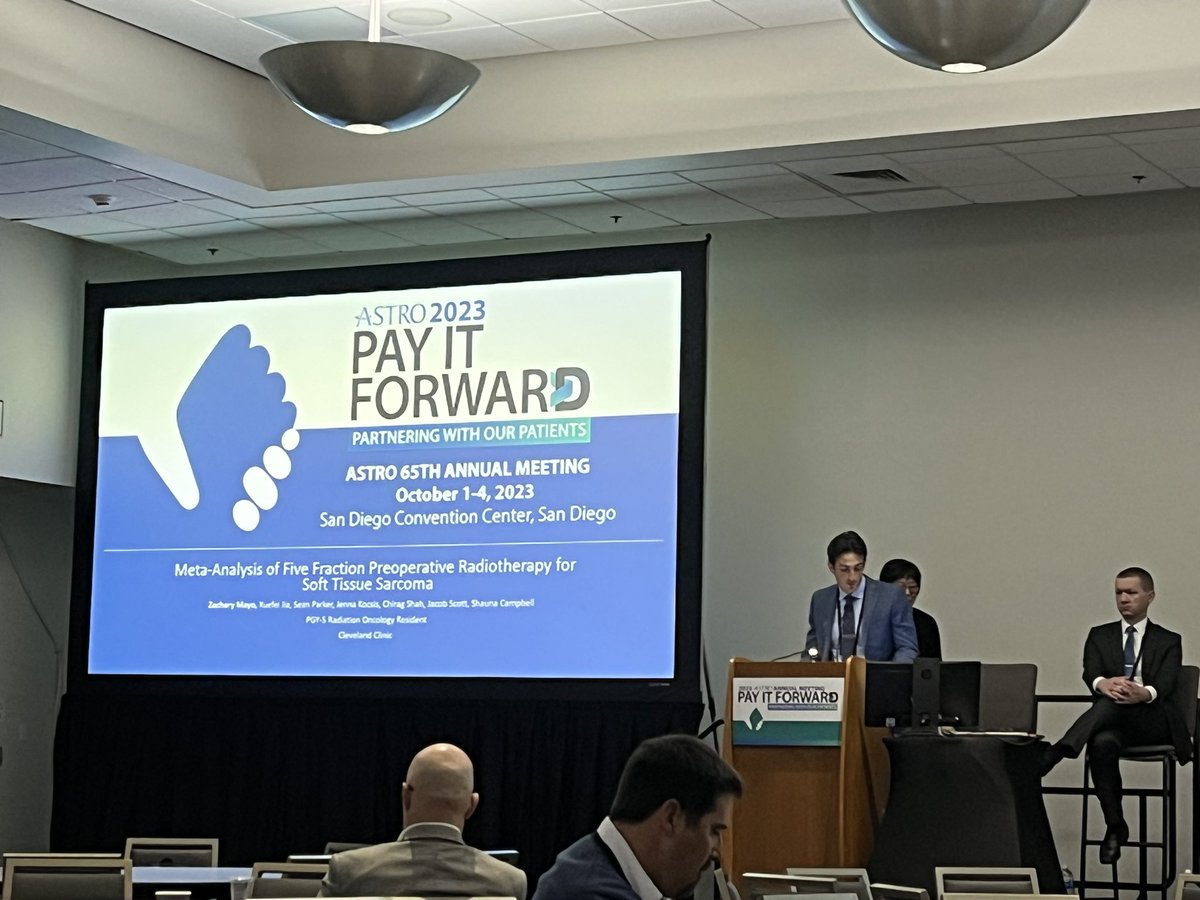Sudha Amarnath MD (@samarnathmd) on Twitter photo <a href="/ZacharyMayoMD/">Zachary Mayo</a>, CCF PGY-5 resident, with a phenomenal presentation on meta-analysis of pre-operative hypofx XRT for sarcoma! #ASTRO23 #radonc #CleClinicCancer <a href="/CleClinicMD/">Cleveland Clinic MD</a> <a href="/ShaunaRadOnc/">Shauna Campbell, DO</a> <a href="/CShahMD/">Chirag Shah</a> <a href="/CancerConnector/">Jake Scott</a> <a href="/ZacharyMayoMD/">Zachary Mayo</a>, CCF PGY-5 resident, with a phenomenal presentation on meta-analysis of pre-operative hypofx XRT for sarcoma! #ASTRO23 #radonc #CleClinicCancer <a href="/CleClinicMD/">Cleveland Clinic MD</a> <a href="/ShaunaRadOnc/">Shauna Campbell, DO</a> <a href="/CShahMD/">Chirag Shah</a> <a href="/CancerConnector/">Jake Scott</a>