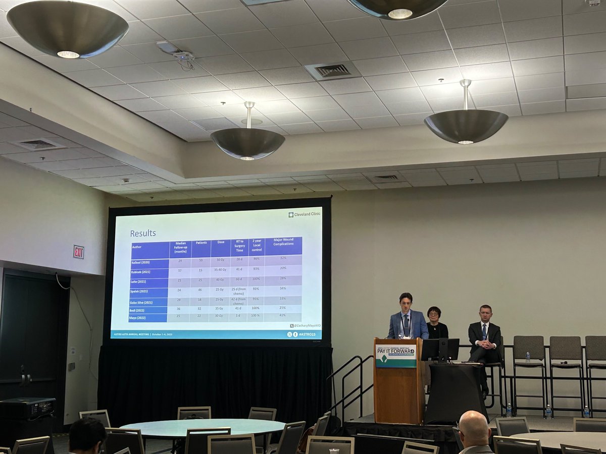 Sarah Kilic, MD (@sarahkilicmd) on Twitter photo Chief resident extraordinaire <a href="/ZacharyMayoMD/">Zachary Mayo</a> with an excellent talk on his meta analysis of 5 fx preop RT for soft tissue sarcoma. <a href="/TNOncology/">TennesseeOncology</a> is very lucky to have you next year! <a href="/ShaunaRadOnc/">Shauna Campbell, DO</a> <a href="/DrJohnSuh/">John Suh</a> <a href="/SAmarnathMD/">Sudha Amarnath MD</a> <a href="/RTendulkarMD/">Rahul Tendulkar, MD</a> <a href="/CleClinicMD/">Cleveland Clinic MD</a> #ASTRO23 Chief resident extraordinaire <a href="/ZacharyMayoMD/">Zachary Mayo</a> with an excellent talk on his meta analysis of 5 fx preop RT for soft tissue sarcoma. <a href="/TNOncology/">TennesseeOncology</a> is very lucky to have you next year! <a href="/ShaunaRadOnc/">Shauna Campbell, DO</a> <a href="/DrJohnSuh/">John Suh</a> <a href="/SAmarnathMD/">Sudha Amarnath MD</a> <a href="/RTendulkarMD/">Rahul Tendulkar, MD</a> <a href="/CleClinicMD/">Cleveland Clinic MD</a> #ASTRO23