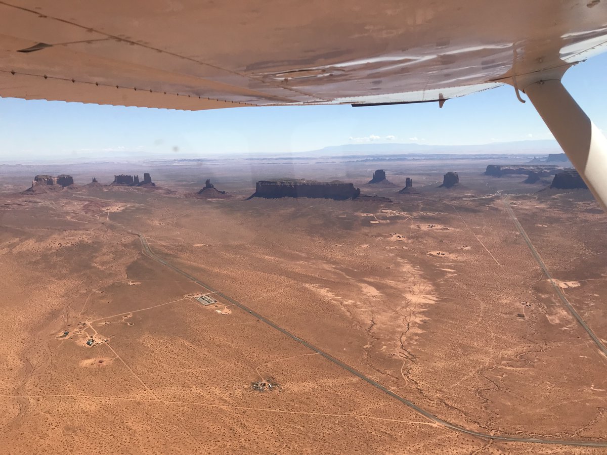 Monument Valley, Utah from 1000 ft.