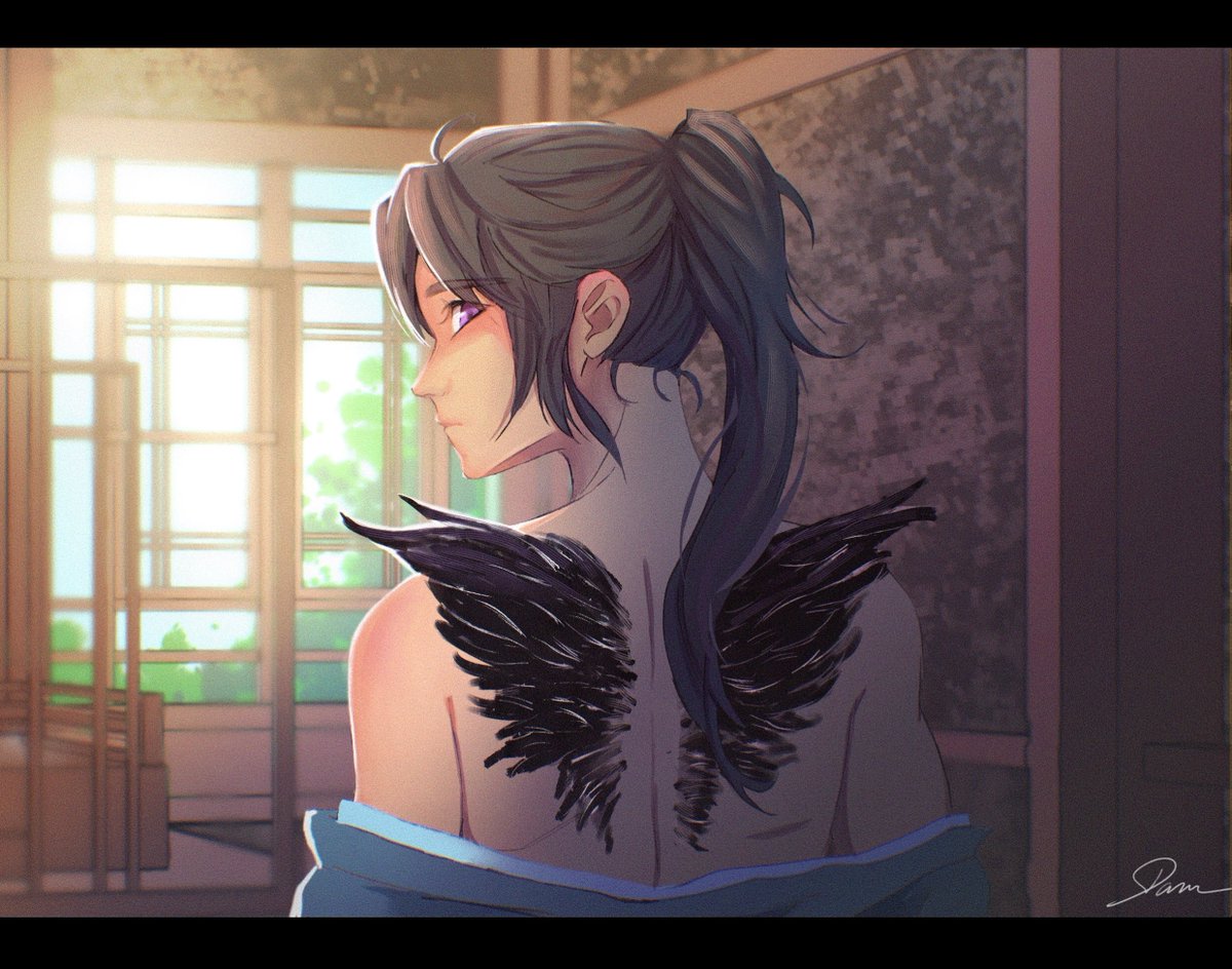 rainphones's tweet photo. For #Erhareversebang2023 @2ha_events #2ha
Twice as Many Starts 🌌 by @fxntleatherette

Ch. 1
"Many evildoers painted their wings; Mo Ran wasn’t alone in that regard, but it took considerable evil to darken a single inch, let alone hundreds of feathers." https://t.co/elKdulIvZv
