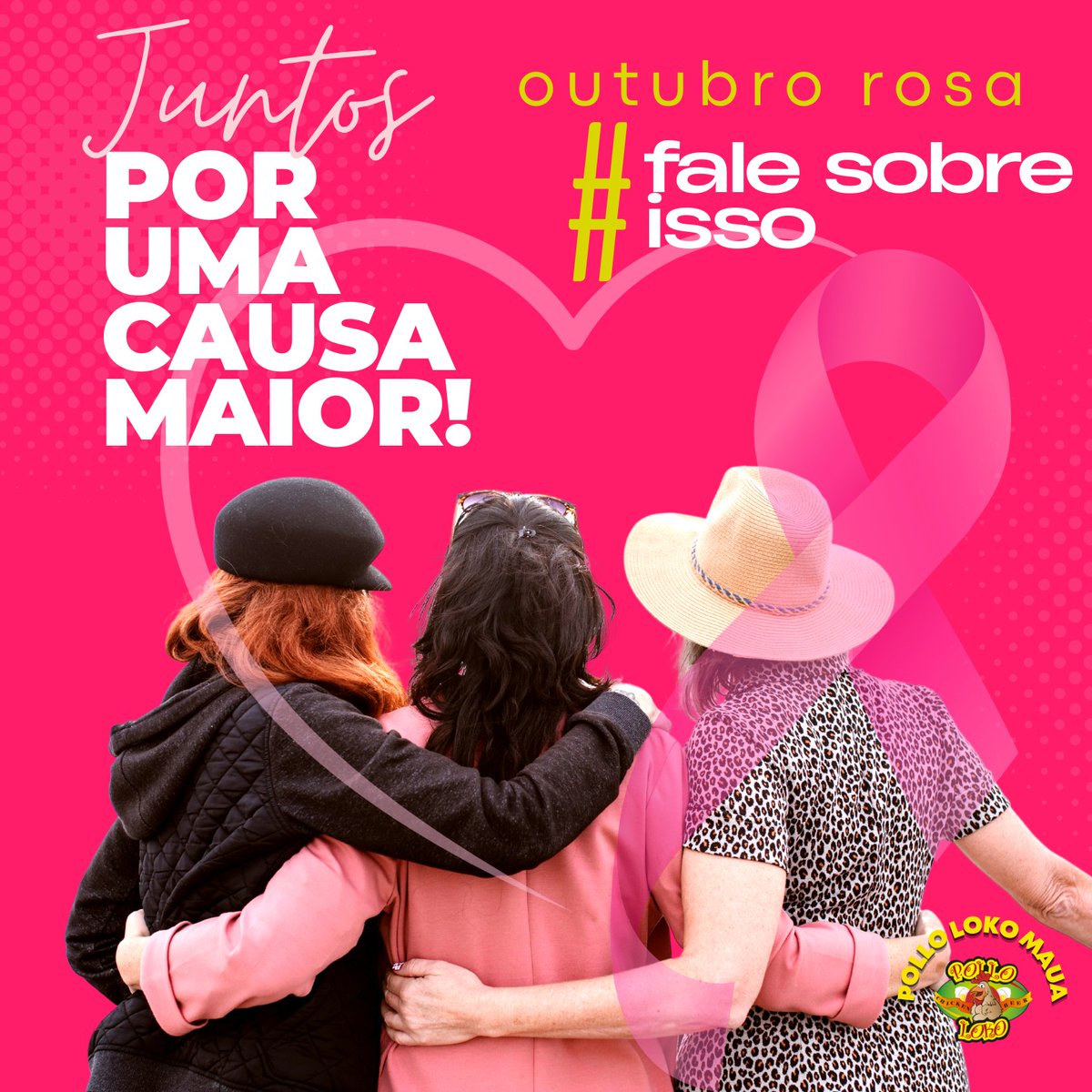 PolloLokoMaua's tweet photo. 💟 Outubro Rosa: compartilhando amor e esperança.💟
🌷Junte-se a nós nessa causa importante!🌷

🎗 Pollo Loko Mauá 🎗

#outubrorosa #vistaessacausa #campanhadeprevenção #polloloko #pollolokomaua https://t.co/Lm7li47BQr