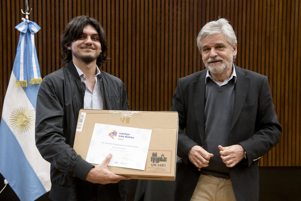 innovacionar's tweet photo. 💬📊 Hoy premiamos a los cuatro proyectos ganadores de #ContarConDatos, el Concurso Nacional de Visualización de Datos que organizamos junto a la @UdeSA para incentivar la creatividad en la divulgación científica.

📰 Descubrí de qué se trata cada uno en:
https://t.co/Mpq4OUZcOi https://t.co/fuSmI4UBZ4