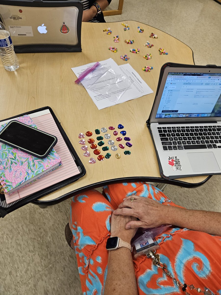 HookedonMath's tweet photo. What's your counting strategy?Counting  Collections PL with teachers.  We are so grateful for our grant from Lexington One Education Foundation to make this possible. #Lex1Math https://t.co/3vxVN4RyYS