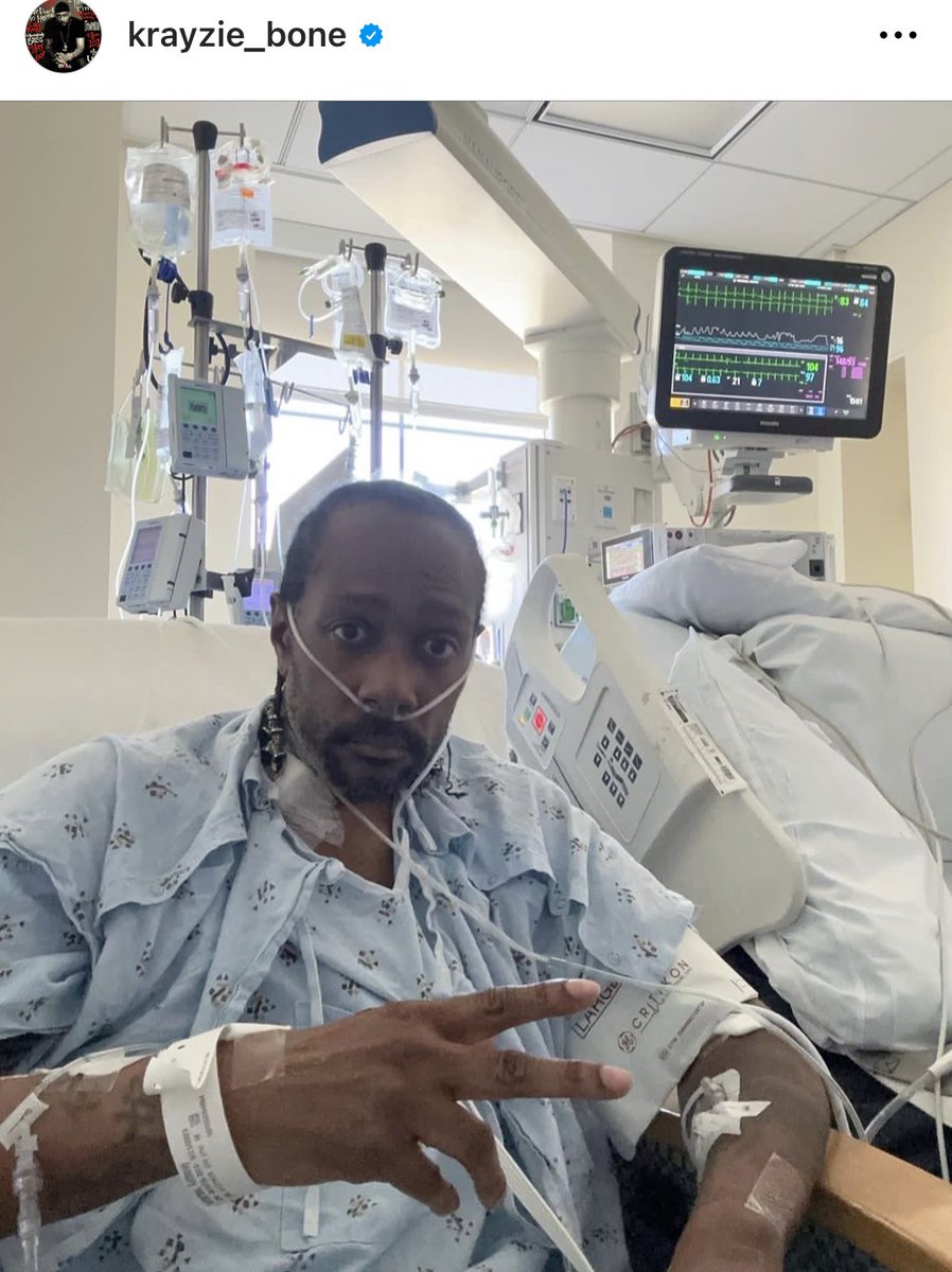 Phil_Lewis_'s tweet photo. Krayzie Bone thanks everyone for their thoughts and prayers while he recovers

“Never take life for granted enjoy it while have you have it!” https://t.co/WzloSaJGor