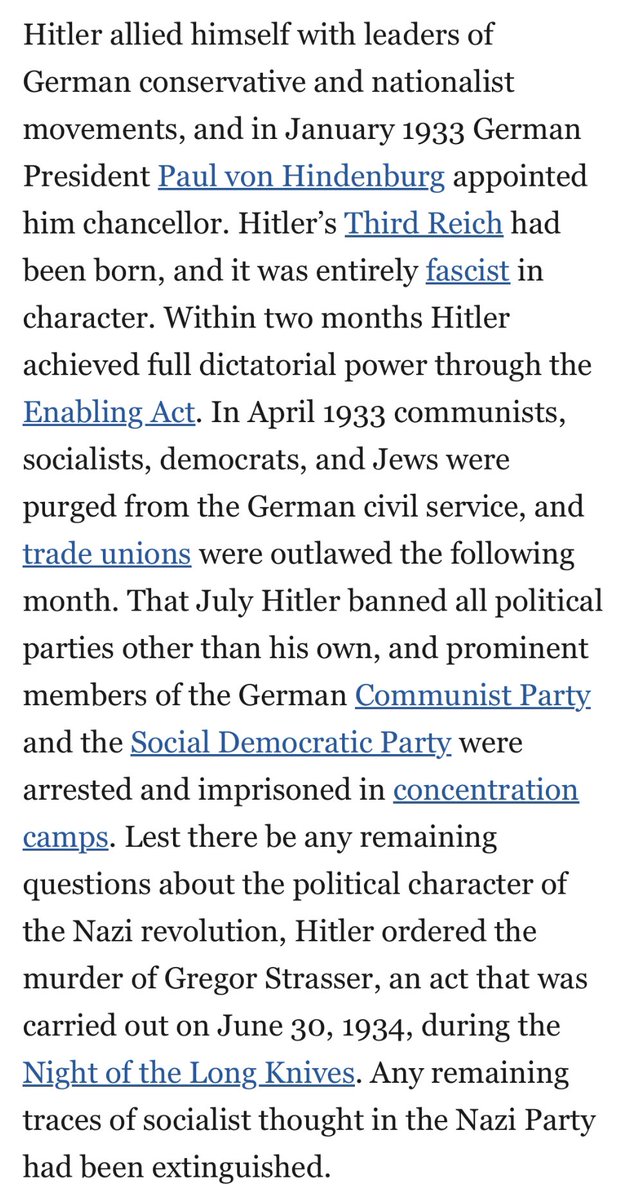 nrose1000's tweet photo. @MrBovlin @rodrigo_vda @no_loveas @microwiko @SlayerHarambe @TheRightCant “Otto Strasser soon recognized that the Nazis were neither a party of socialists nor a party of workers, and in 1930 he broke away to form the anti-capitalist Schwarze Front (Black Front).” 

Are the socialist policies by the Nazi Party in the room with us now? https://t.co/ZoAOVW6ElT