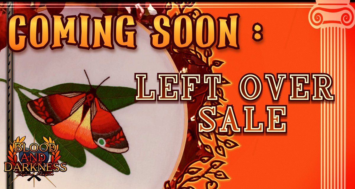 Greetings, Godlings! 🔥🔥🔥
We hope you are ready - leftover sales are coming October 28th!