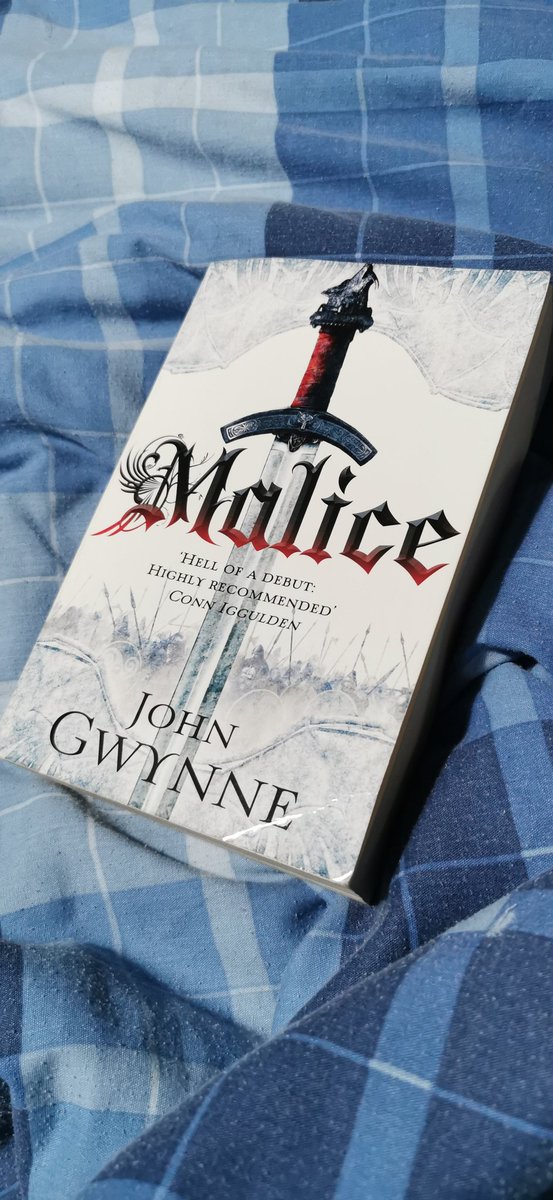 Just finished Malice by <a href="/JohnGwynne_/">John Gwynne</a> and omg I haven't enjoyed a book as much as that in a very long time. I would however like to make a complaint for tearing out my heart and stamping on it repeatedly 😂 Definitely excited for the next three, amazing and highly recommend