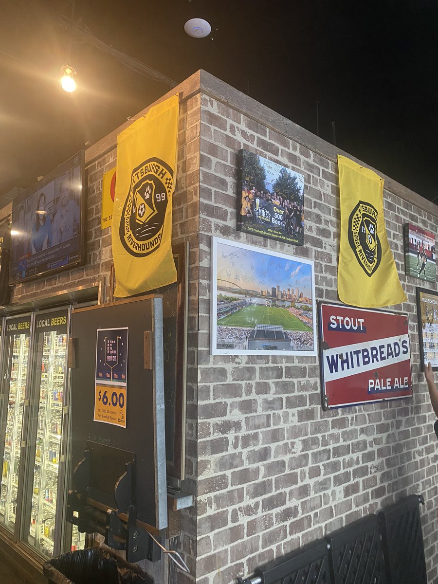 Join us this Saturday, October 7th at 7pm (7:30pm kickoff) at @MikesBeerBar for @RiverhoundsSC final regular season watch party! The guys will be in Tampa and this match is incredibly important as we head to the playoffs. Multiple giveaways including four first-round playoff